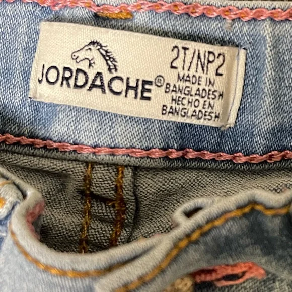 Jordache Blue Jean Shorts 2T - Picture 3 of 3